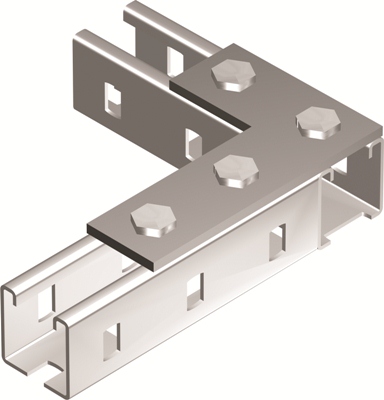 DKC Пластина соединительная L-обр., длина 90х140 мм, 4отв., горячеоцинкованная DKC Пластина соединительная L-обр., длина 90х140 мм, 4отв., горячеоцинкованная