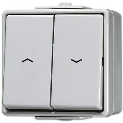 JUNG Выключатель для управления жалюзи для накладного монтажа IP44 609VW