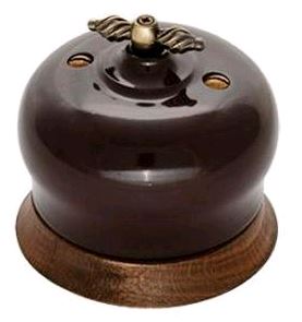 BIRONI Фаберже Керамика Коричневый Выключатель 2-кл B2-202-020/18