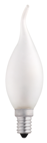 Jazzway Лампа накаливания CT35 60W E14 frosted "Свеча на ветру" .3321482