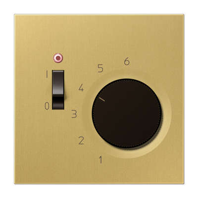 JUNG комнатный термостат, латунь Classic TRME241C