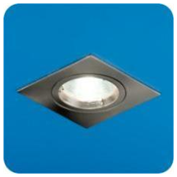 Купить Italmac Ferrum 51 2 06 Светильник встраиваемый квадрат MR51 1x50W GU5.3 никель