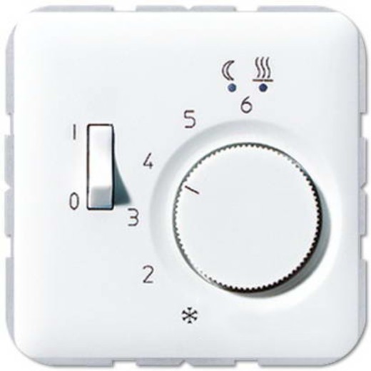 JUNG SL 500 Черный Термостат комнатный, 10(4)А TRSL231SW