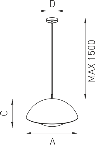 Купить СТ Stala 55 W светильник 1574000030