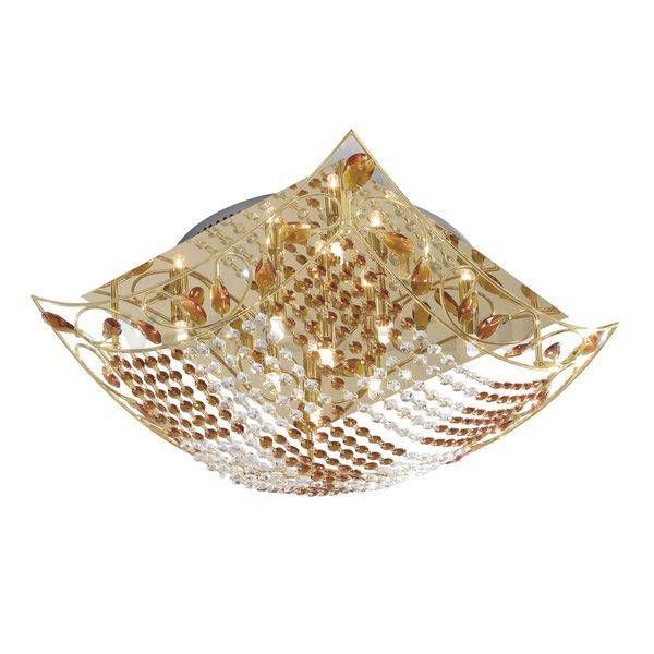 Citilux CL306193 Гала Золото+Янтарный Светильник Люстра