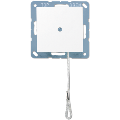 JUNG A Flow/A 550 Белый матовый Выключатель со шнурком (универсальный) 10 A, 250 B A506BFNUZWWM