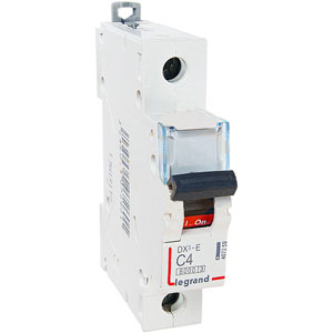 Купить Legrand DX3-E Автоматический выключатель 1P 4А (С) 6000/6kA 407259