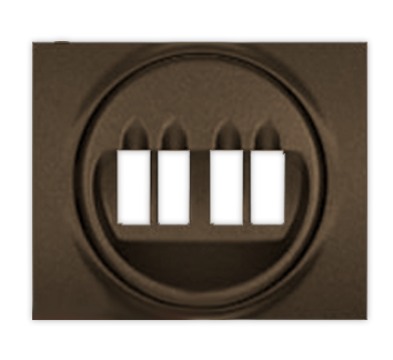 Купить Legrand Galea Life Темная Бронза Накладка аудиорозетки 2-ой 771225