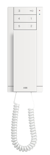 ABB Белый Абонентское устройство, трубка, 6 клавиш 2TMA070020W0063