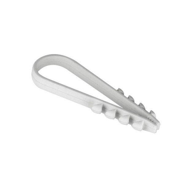 EKF PROxima Дюбель-хомут для круглого кабеля (11-18мм) белый (100шт.)