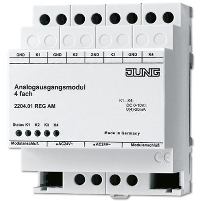 JUNG KNX Аналоговый выход 2204.01REGAM