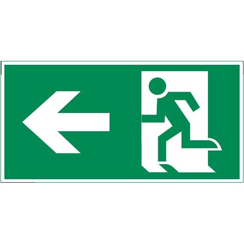 Varton пиктограмма "ФИГУРА / СТРЕЛКА ВЛЕВО" 400х200мм для авар-эвакуац св-ка Vault V5-EM03-60.013.019
