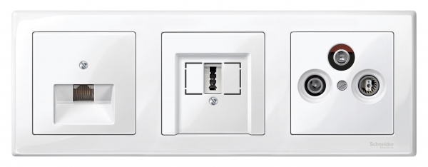 Купить SE Merten SM M-Smart Бел глянец Рамка 3-ая MTN478319