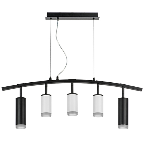 Lightstar LR7358723630 Люстра RULLO 5х50W GU10 ЧЕРНЫЙ/БЕЛЫЙ (571735+214436-3+214487-2+202430-5), шт