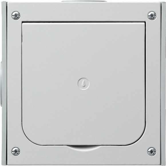 Gira S-55 Алюминий Лючок напольный для скрытого монтажа 011800