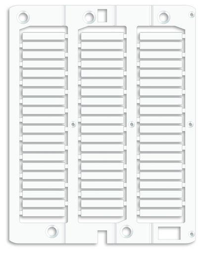 DKC Маркировка для провода, жесткая, для трубочек. 4х23мм. Белая