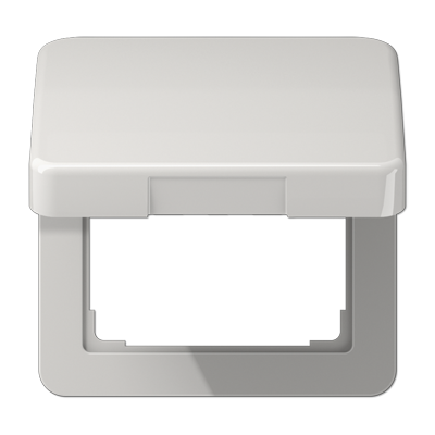 JUNG CD Светло-серая Крышка откидная для розеток и изделий 50х50 ударопрочная CD590BFKLLG