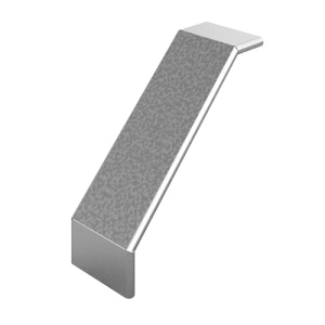 OSTEC Крышка к угловому соединителю внешнему к лотку УЛ 600, толщ. 1,2 мм, Сендзимир цинк КУСВР90-600-1,2-СЦ