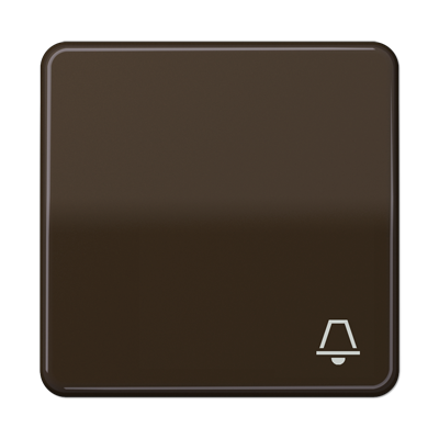 JUNG CD 500/CD plus Коричневая Клавиша 1-ая с символом ЗВОНОК CD590KBR