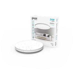 Gauss Светильник Basic Space Line НПС 24W 2050lm 4000K  220-240V IP20 330*75 LED 1/20 995440224