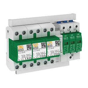 Купить OBO Bettermann Комплект УЗИП 3 пол. (Класс I+II), 255 В 5089775