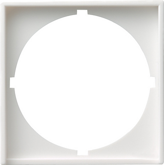 Gira System 55 Бел Накладка с вырезом для приборов с панелью 50*50 мм DIN 49 076 028103