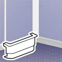 Купить Legrand Адаптер для монтажа рамки Кат. № 0 316 14 монтаж на мини-плинтусы DLPlus глубиной 16 мм 031706