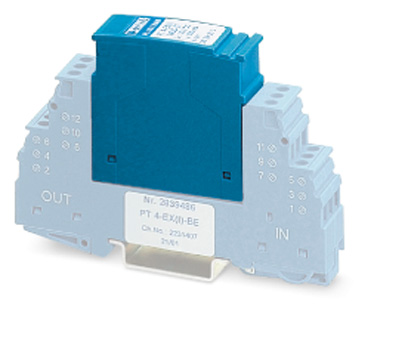 Phoenix Contact Штекерный модуль для защиты от перенапр-й PT 4-EX(I)-24DC- 2839253