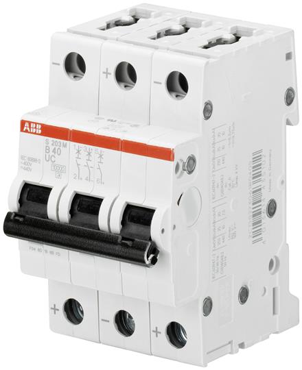 ABB Выключатель автоматический 3-полюсной S203M K8UC 2CDS273061R0407