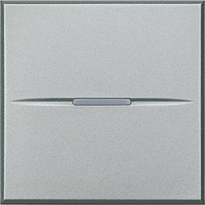 BT Axolute Алюминий Axial Переключатель перекрёстный 16А 2 мод HC4004/2