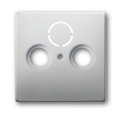 ABB BJE Сталь Накладка TV розетки (TV+FM+SAT) 2CKA001724A4271