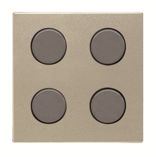 ABB Zenit SR-4-N2CV Центральная плата 4-кнопочная free@home, шампань 2CLA222640N1902