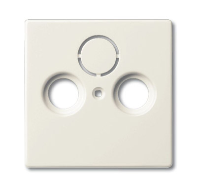 ABB BJE Axcent(solo/future) Chalet-белый Накладка TV-R-SAT розетки 1724-0-4322