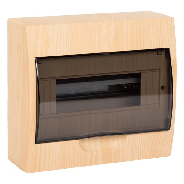 EKF PROxima Щит распределительный навесной ЩРН-П-10 светлое дерево IP41