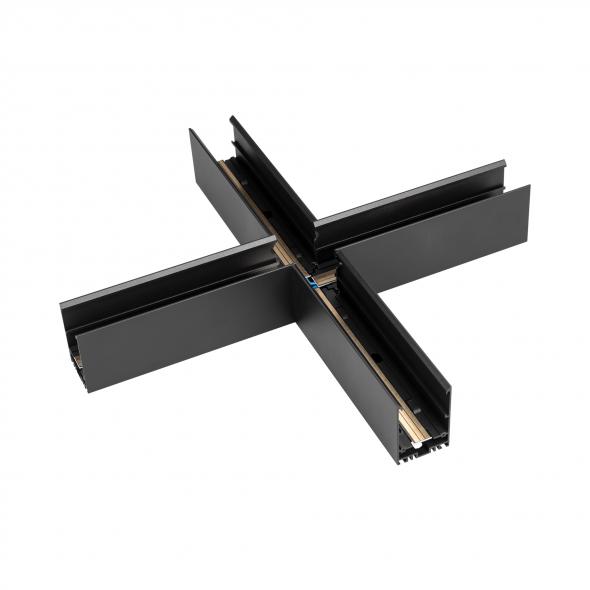 Arlight Коннектор крестовой MAG-CON-4563-X90 (BK) (IP20 Металл, 3 года) 026931