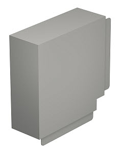 Купить OBO Bettermann Угол плоский кабель-канала WDK 100x230 мм, ПВХ серый RAL7030 6024653