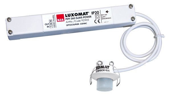 BEG Белый Мини-датчик SLAVE для высоких потолков 360° IP20 92928