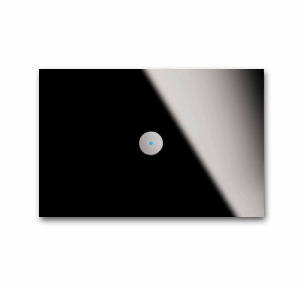 ABB KNX Busch-priOn Чёрн стекло Накладка сенсора 1-клав 2CKA006310A0108