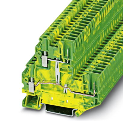 Phoenix Contact Двухъярусная заземляющая клемма UTTB 2,5/2P-PE 3060380