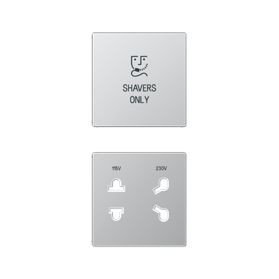 JUNG Накладка бритвенной розетки, алюминий SOA7522ALPL