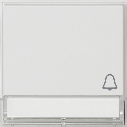 Gira Клавиша с полем для надписи и символом "звонок" 067366