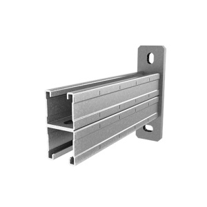 OSTEC Консоль СТРАТ двойная 41х41, база 500, толщ. 2,0 мм, гальван. цинк