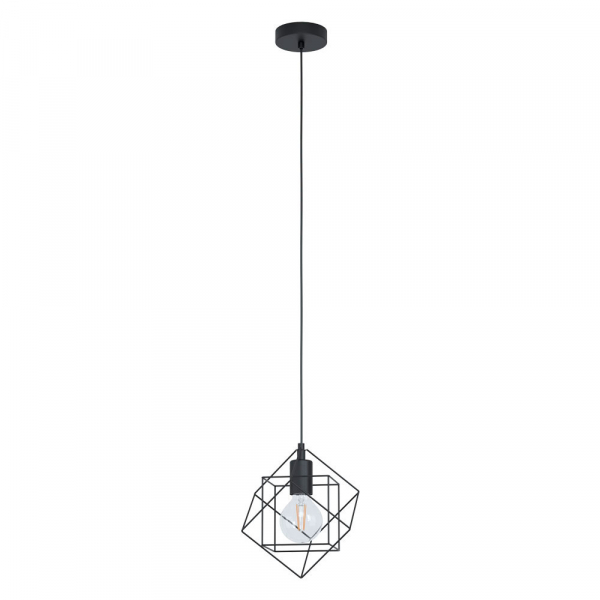 Eglo 43358 Подвес STRAITON, 1X60W(E27), сталь, черный