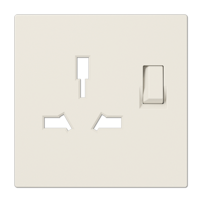 JUNG Накладка на розетку британского стандарта 4171GISWEINS слоновая кость LS990 LS4171GISWPL