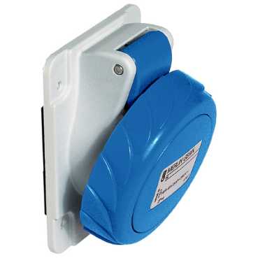 Купить SE PratiKa Розетка скрытой установки, угловая, винтовой зажим, 16А 2P+E 220V IP67 PKF16F723