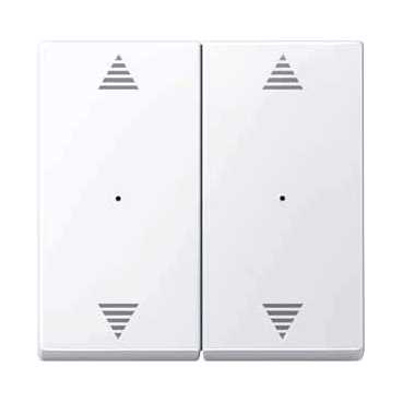 Купить SE Merten KNX\EIB SM Актив Бел Клавиша для модуля 2-кнопочного выключателя, с символами ВВ/ВН, 1/0 (MTN619725)