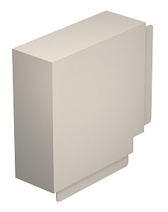 Купить OBO Bettermann Угол плоский кабель-канала WDK 100x230 мм, ПВХ кремовый RAL9001 6161774