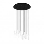 Eglo 390209 Светодиодный подвес LED-HL/6 black/crystal 'SARDENARA'