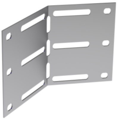 DKC Регулируемый горизонтальный соединитель внутренний H 150 мм, горячий цинк