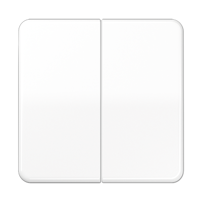 JUNG Клавиша для KNX кнопки, 2 группы дюропласт белый CD102WW